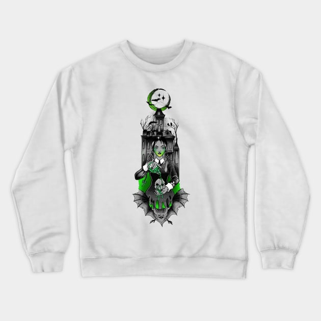 wednesday addams Crewneck Sweatshirt by StevenBag